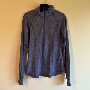 Semi-Fitted Old Navy Active Quarter-Zip Pullover Top